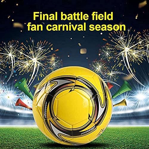 Miniatura 5 de Smala Pelota de fútbol profesional de cuero tamaño 5 juego de fútbol antideslizante para interiores y exteriores