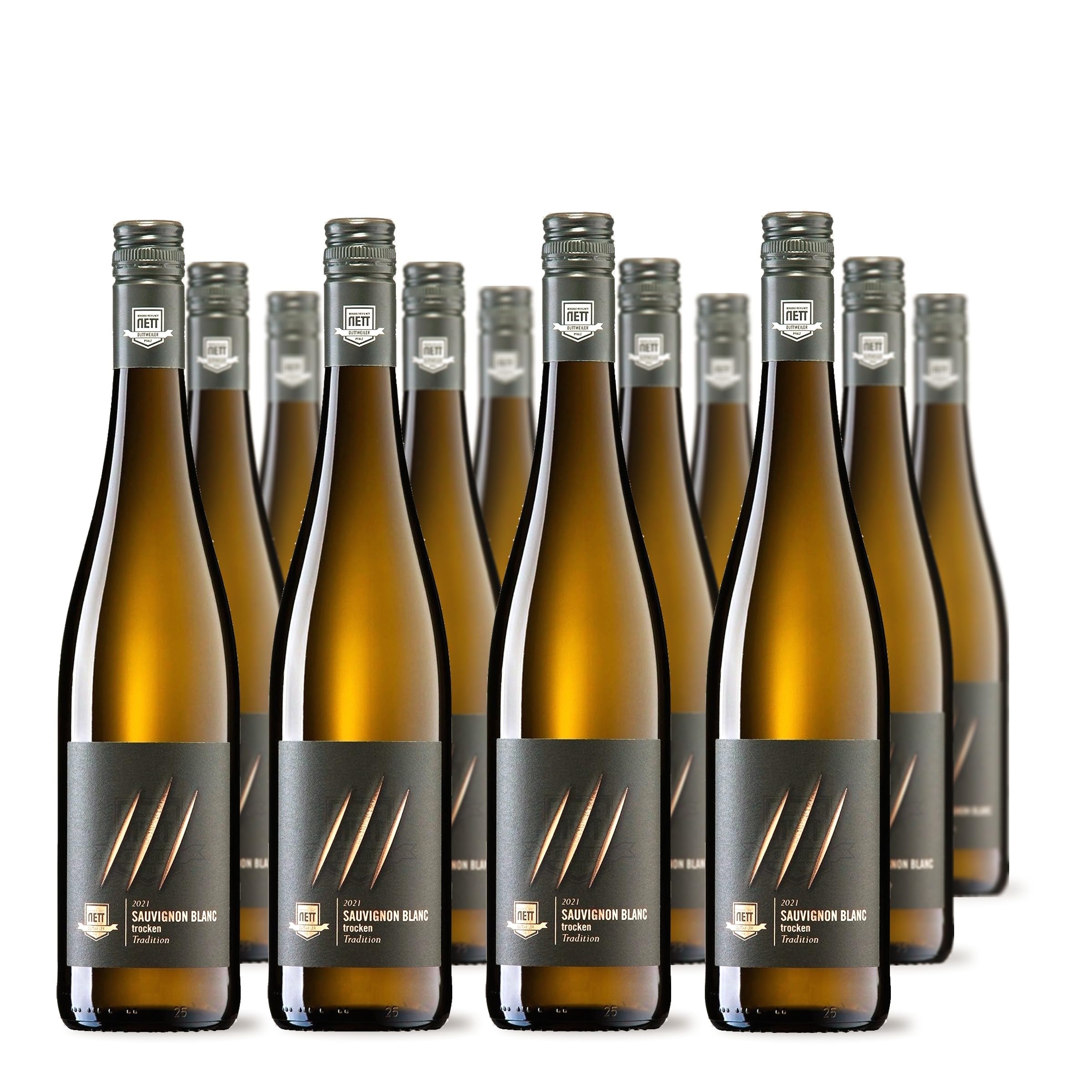 Bergdolt-Reif & Nett 2025 Sauvignon Blanc – Tradition trocken (12 x 0,75 l) inkl. weine.de-DropStop