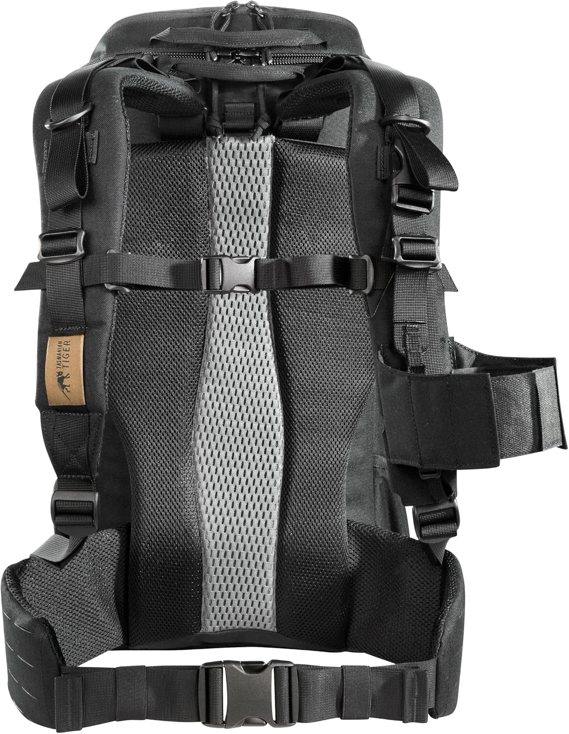 Tasmanian Tiger Modular Camera Pack 30 L Backpack with Adjustable Dividers Tripod Storage Rain Cover MOLLE Panels, Black