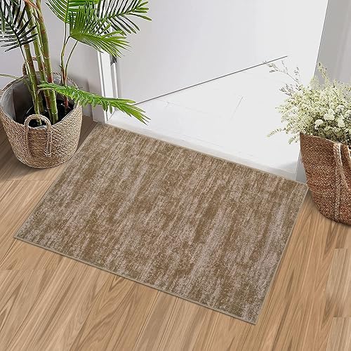 Miniatura 157 de Alfombra lavable contemporánea de 5 x 7 pies, alfombra de área grande para dormitorio, alfombra moderna, antideslizante, resistente a las manchas