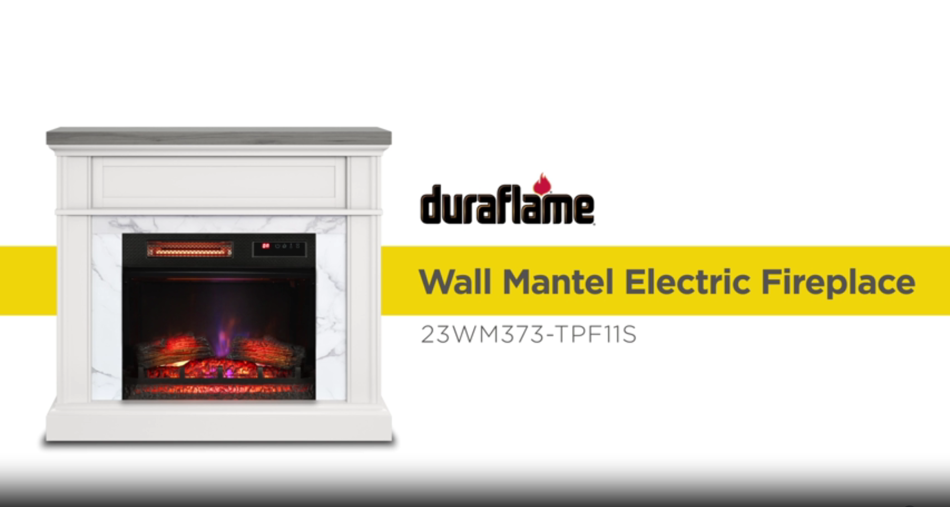 暖炉風Duraflame デュラフレイム(白)未使用新品 Amazon.com: duraflame® Wall Mantel Electric Fireplace, Bright