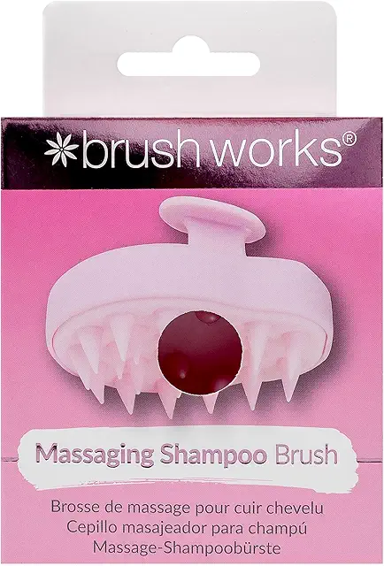 Brushworks Massage Shampoo Brush - Hår Massage Borste för Hälsosamt Hårväxt