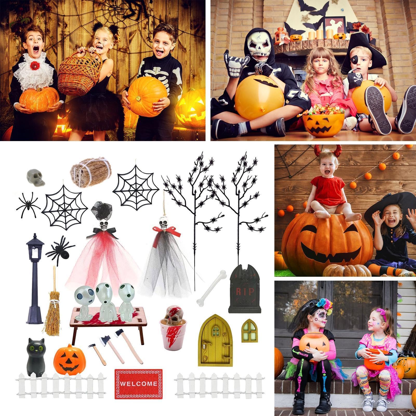 Halloween Decor Glow In Dark Miniature Luminose Piccole Figurine