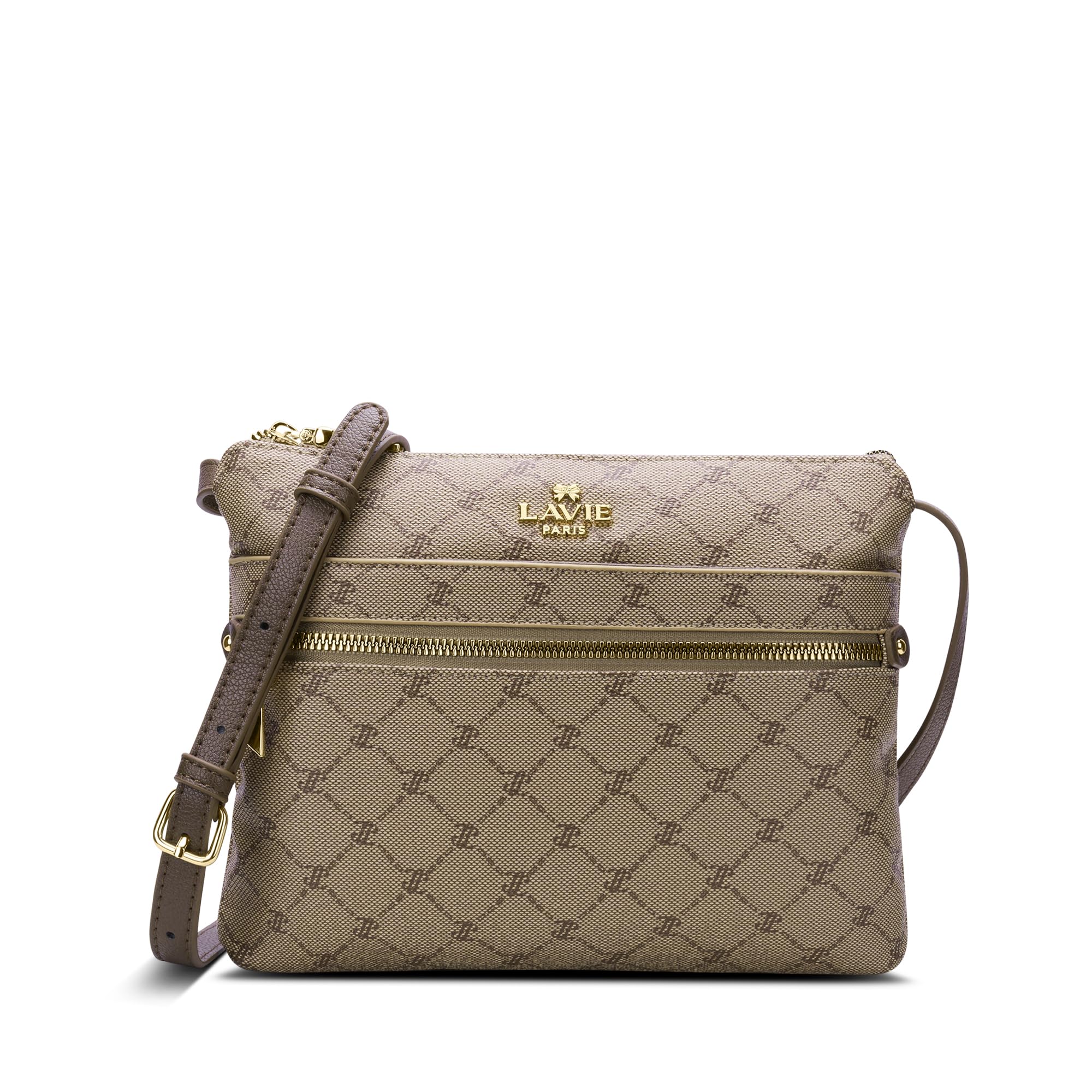 Women's Agnes Top Zip Monogram Crossbody Sling Bag | Ladies Purse Handbag | Gift for Women-image-46