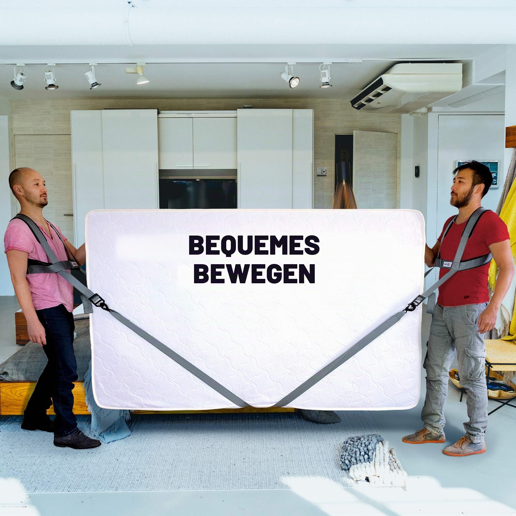 Professionelles Movers Tool - Schultertragegurt - Möbelbewegungswerkzeuge - Hebe- und Bewegungssystem - Freisprecheinrichtung - sicheres und einfaches Bewegen