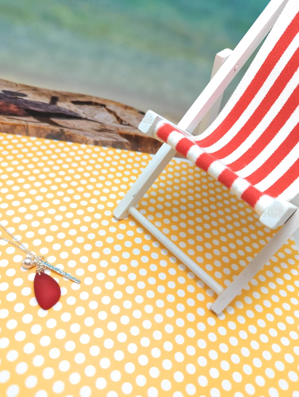 Gorgeous Sunset Love Red Recycled Sea Glass Earrings with Handmade Silver Knot on Sterling Silver Hooks, Beautfiul Gift - Image 9