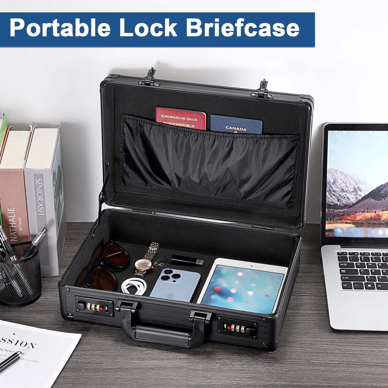 Amazon.com: Hoowen File Organizer Storage Box with Combination