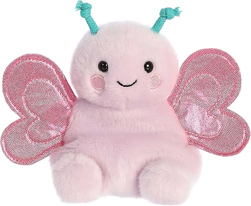 Aurora Adorable animal de peluche Palm Pals Petunia Butterfly, divertido peluche coleccionable para niños y adultos coleccionistas, perfecto para
