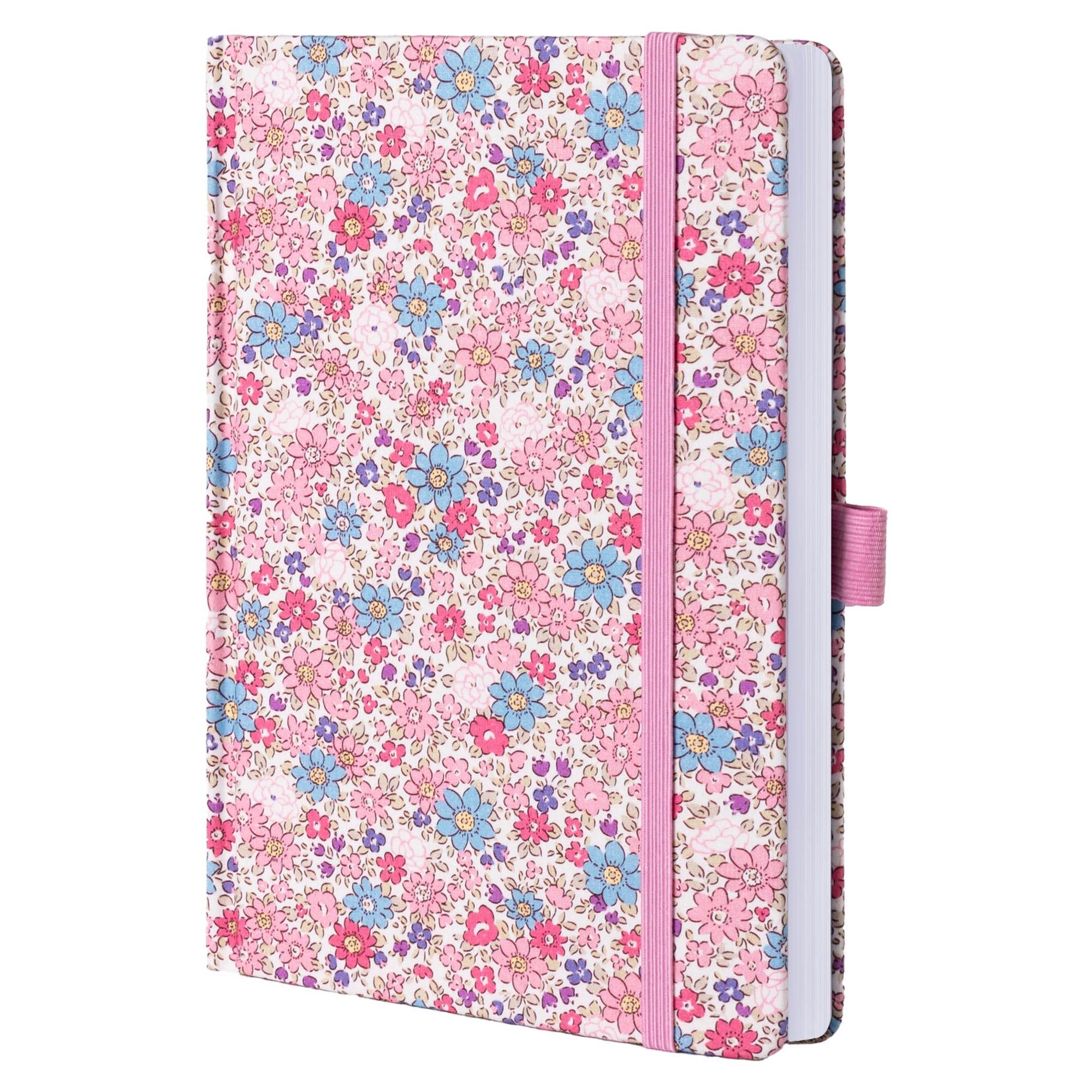 MGGAO A5 Fabric Lined Journal Notebook for Women Men — image 1