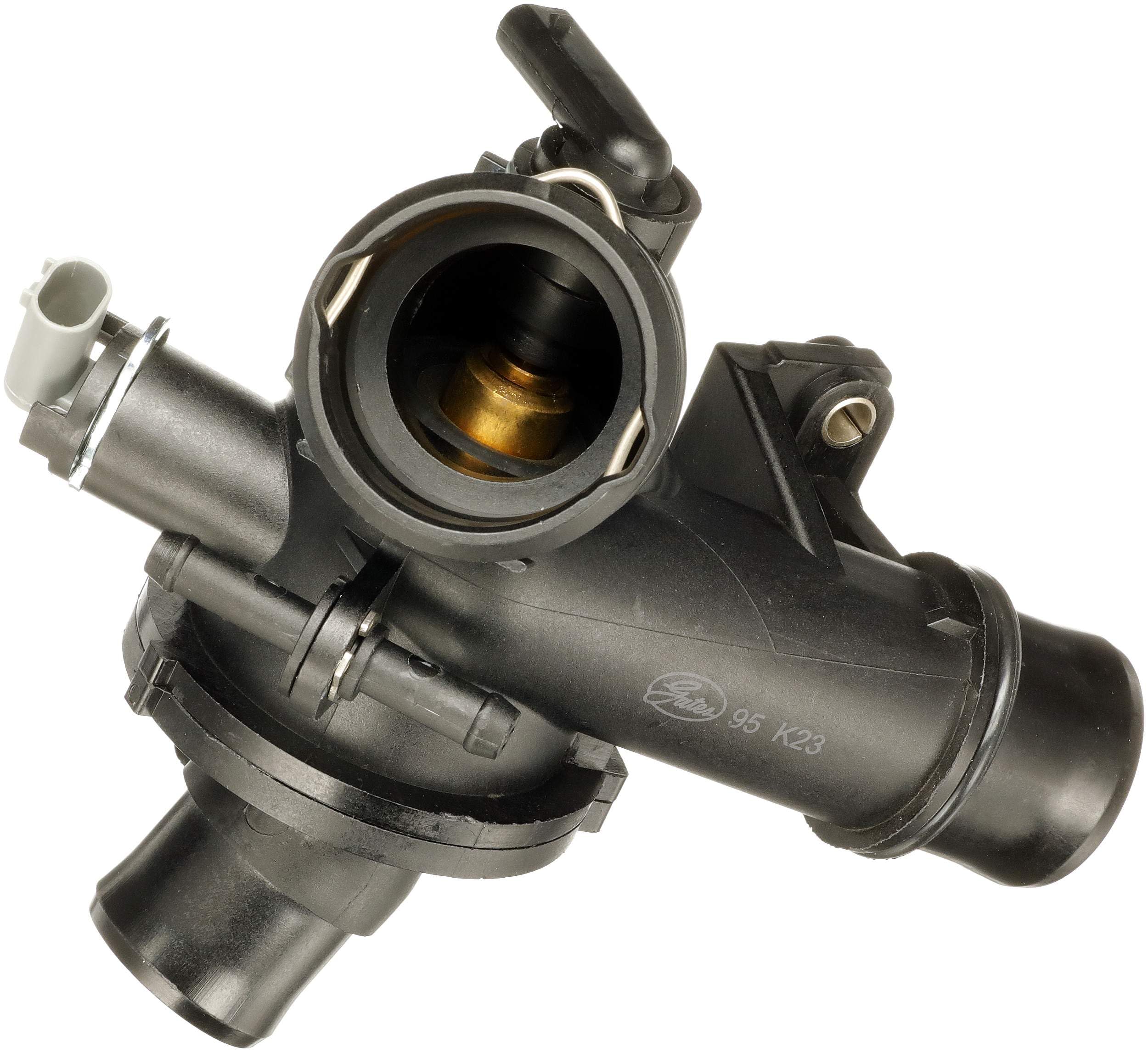GATES TH63295 Termostato motore con alloggiamento con guarnizioni 95°C Compatibilità con MERCEDES-BENZ Classe C Sedan W204 VITO/MIXTO Furgonato W639 SPRINTER 3,5-t Furgonato 906 VITO Furgonato W447