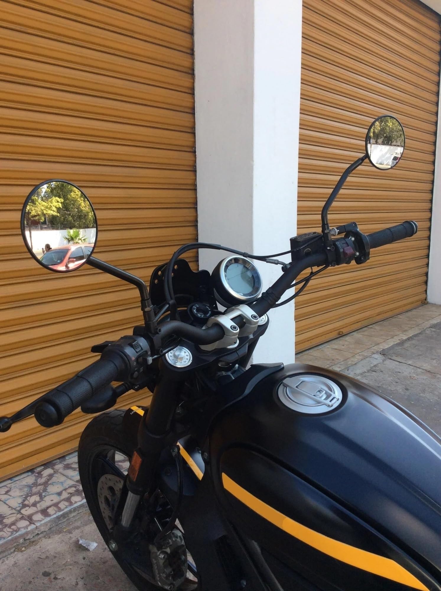 Amazon | バイク バックミラー ドゥカティ用スクランブラー 800 1100