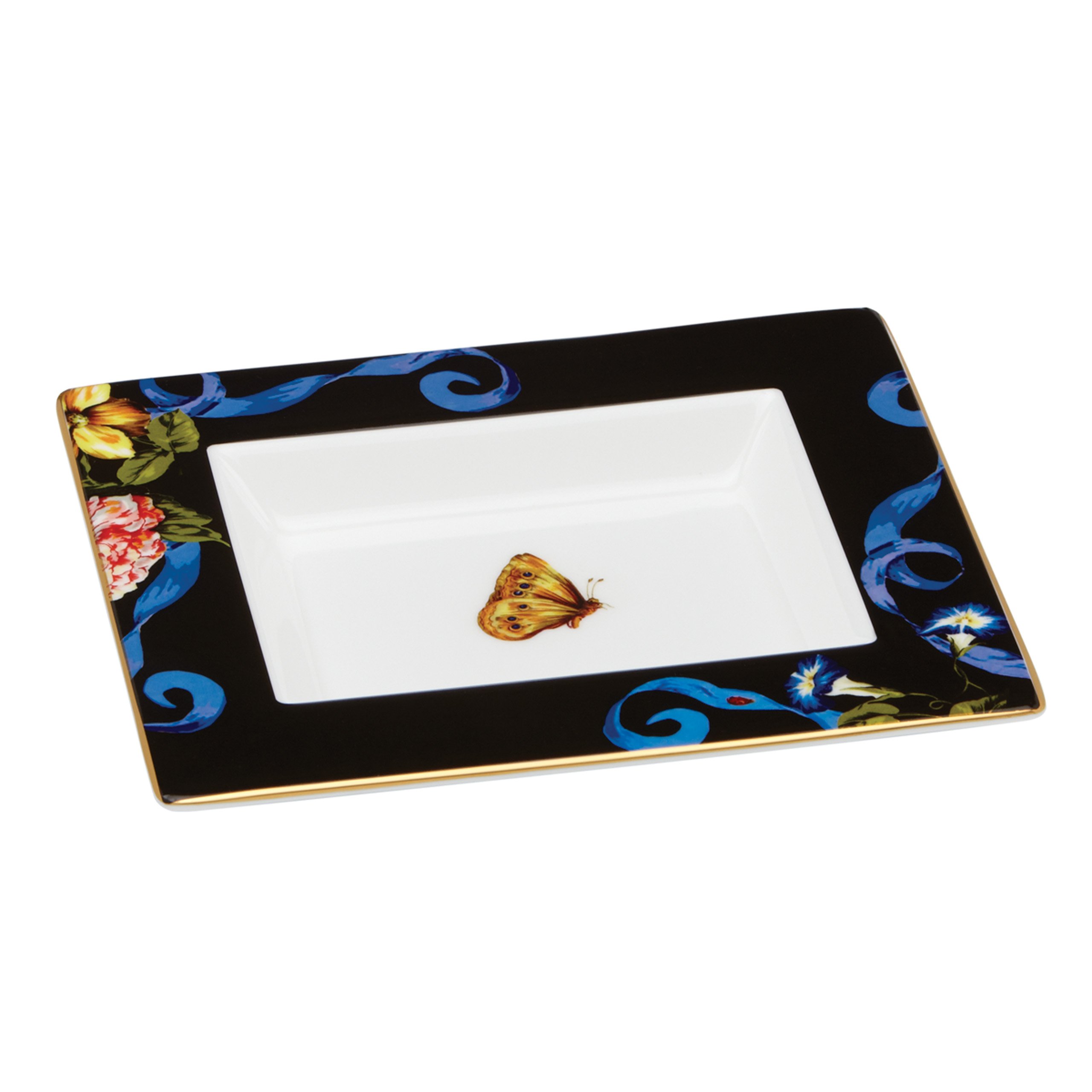 Plat Lenox Scalamandre Stravagante en porcelaine de luxe pour table élégante