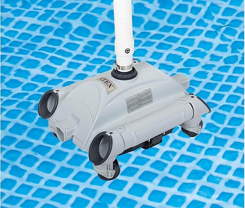 Miniatura 8 de Intex Bomba de filtro de arena para piscina sobre el suelo de 2100 GPH con aspiradora automática para piscinas