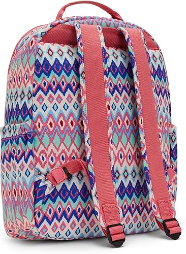 Miniatura 7 de Kipling Mochila grande para laptop de 15" Seoul, Negro Tonal, Mochila para portátil Seoul de 15 pulgadas para mujer, duradera, espaciosa, con