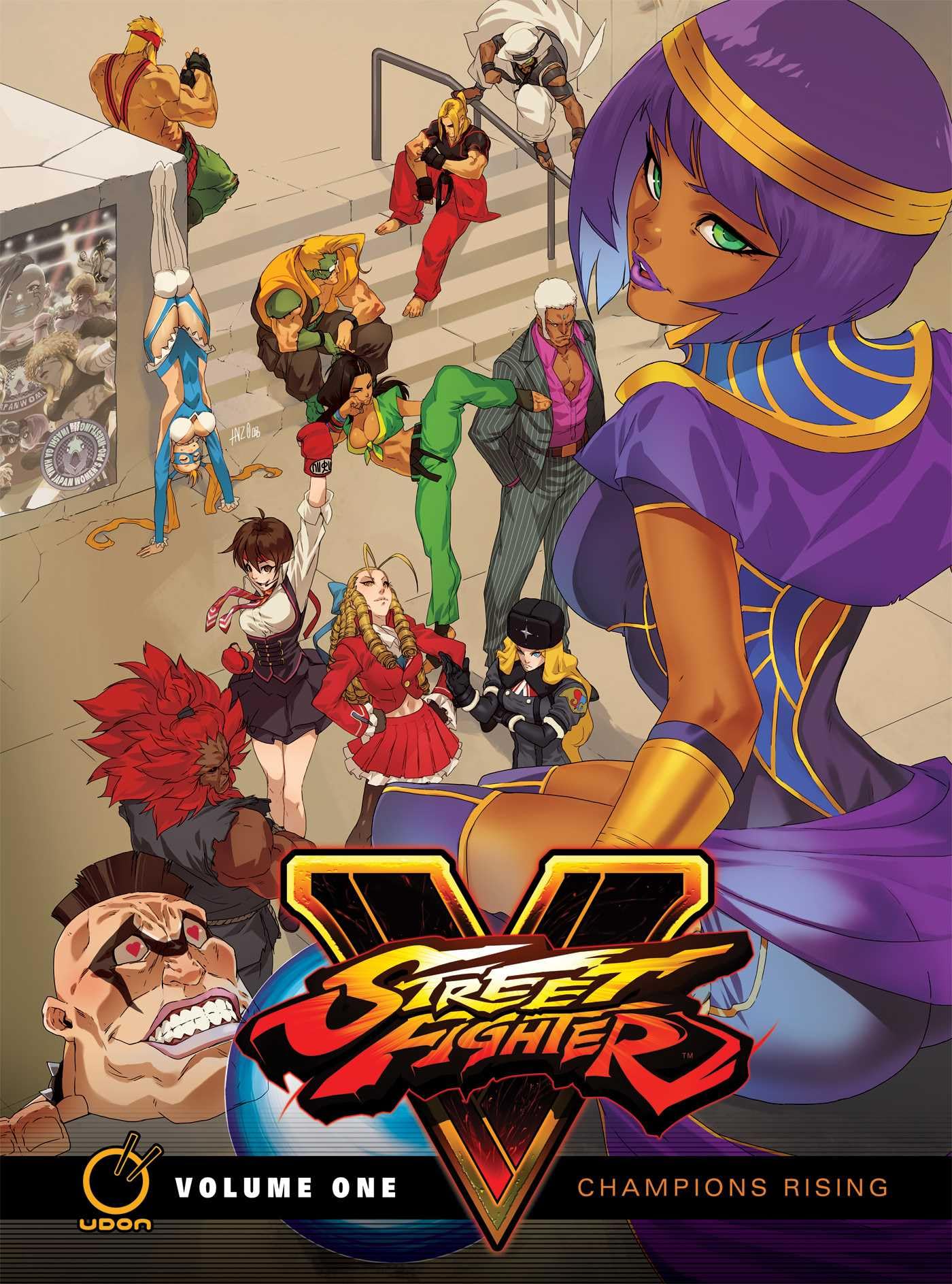STREET FIGHTER V VOLUME 1 CHAMPIONS RISING HARDCOVER (288 Pages) New Hardback