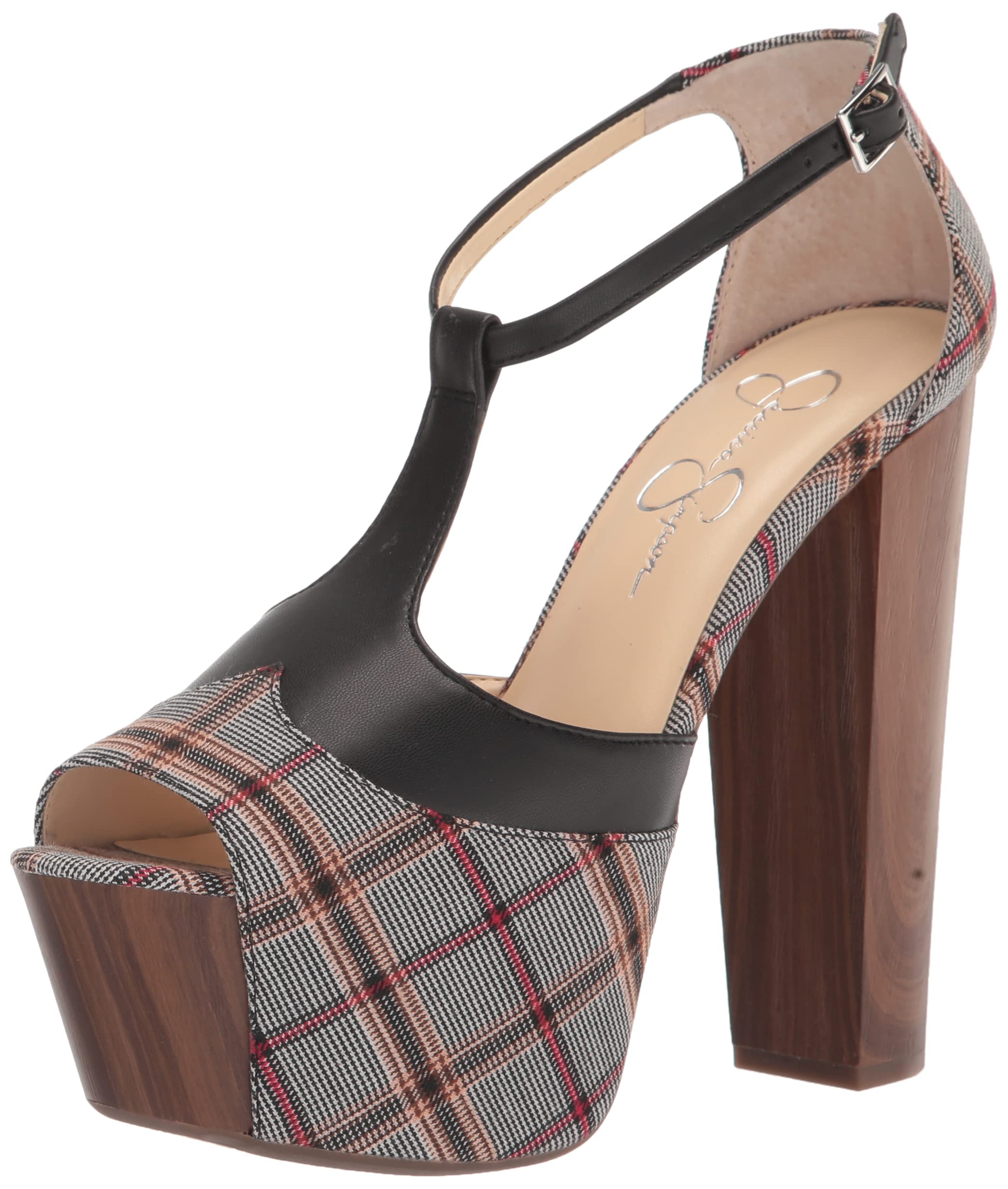 Jessica Simpson Women's Dany T-Strap Platform Sandal Heeled