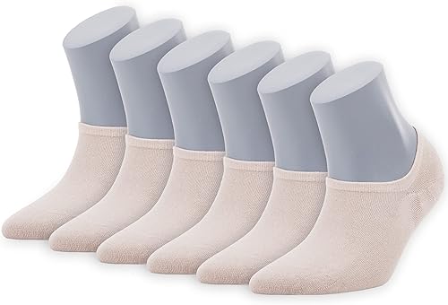 3 pares de calcetines casuales NoShow de bambú ultra suaves de primera calidad para mujer