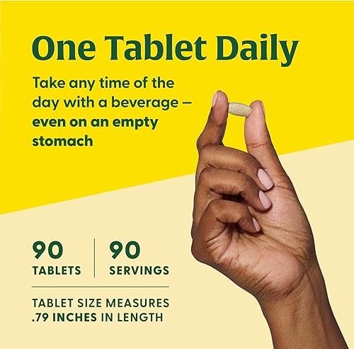 Miniatura 6 de MegaFood - equilibrada del complejo B ayuda de energía con vitaminas del complejo B biotina y ácido fólico 90 tabletas