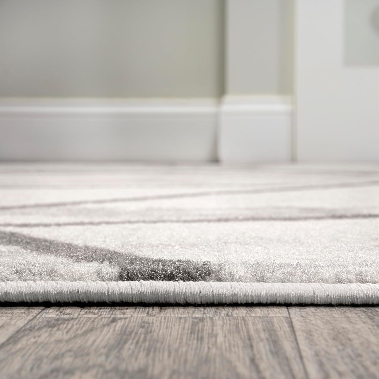 JONATHAN Y Patras Modern Geometric Marbled Ivory/Gray Indoor Area Rug, 5x8, Coastal, Contemporary, Easy-Cleaning for Living Room, Bedroom, Kitchen, Pet Friendly, Non-Shedding (LUX105A-5)