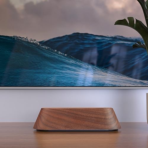 Miniatura 5 de Soporte vertical para computadora portátil, soporte vertical ajustable para laptop, base de escritorio de madera de nogal para Apple MacBook Pro,