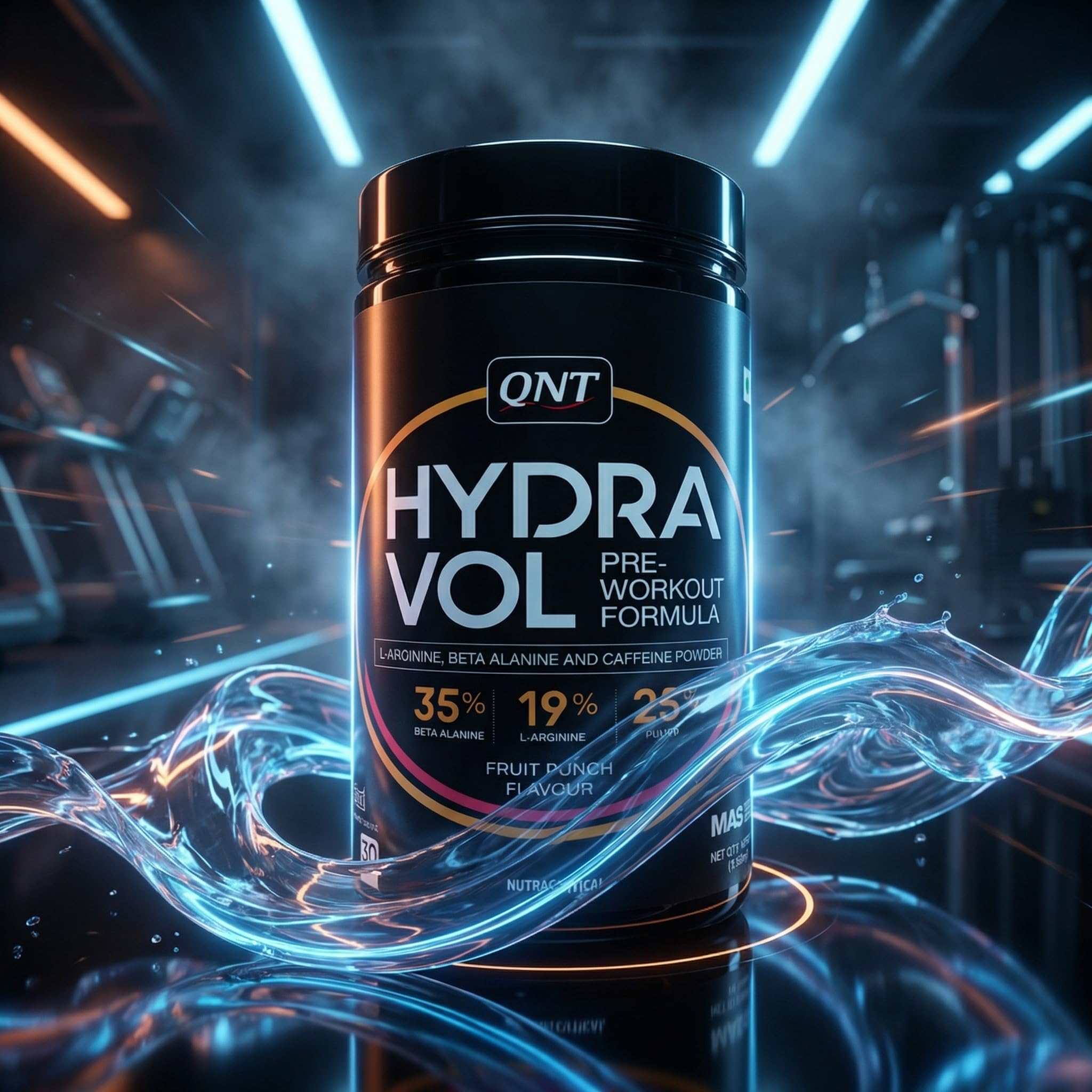 QNT Hydravol Pre-Workout Supplement | 400g | Fruit Punch | Instant Energy & Quick Muscle Pump | Beta-Alanine & Caffeine For Enhanced Focus & Muscle Strength — Amazon image 4
