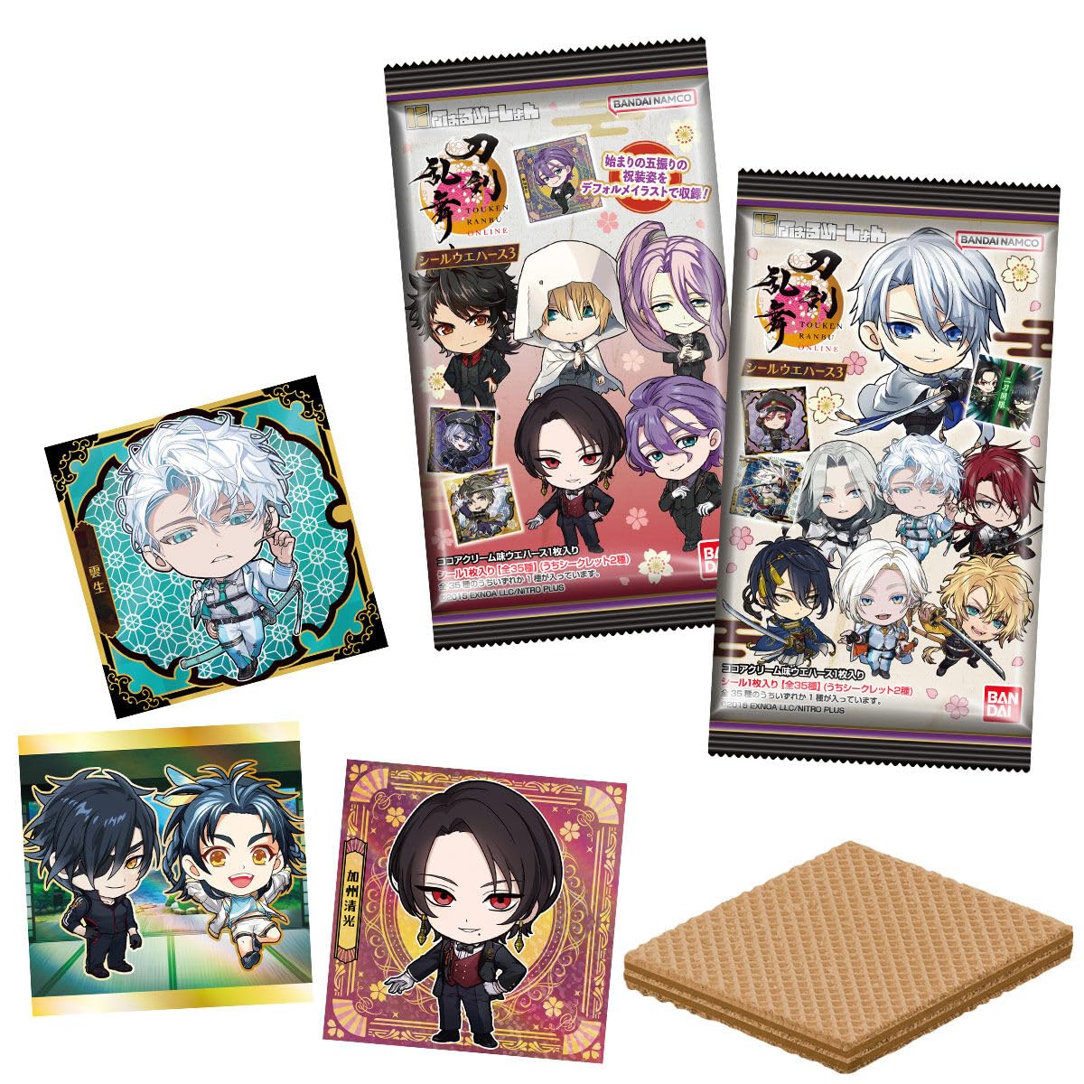 Amazon | にふぉるめーしょん 『刀剣乱舞ONLINE』 シールウエハース3