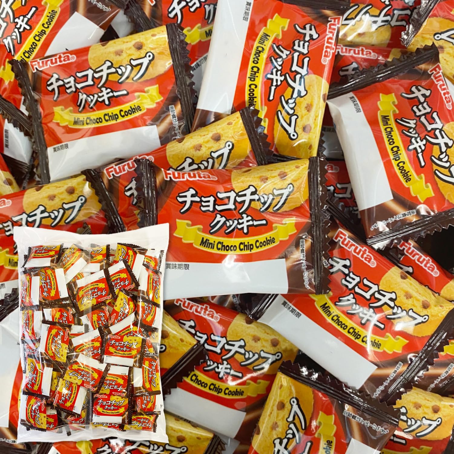 Amazon.co.jp: フルタ製菓 ミニチョコチップクッキー 120枚セット 
