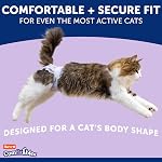 Couches pour chats Hartz Comfitables, taille S, 16 unités, ajustement confortable et sécurisé, faciles à mettre