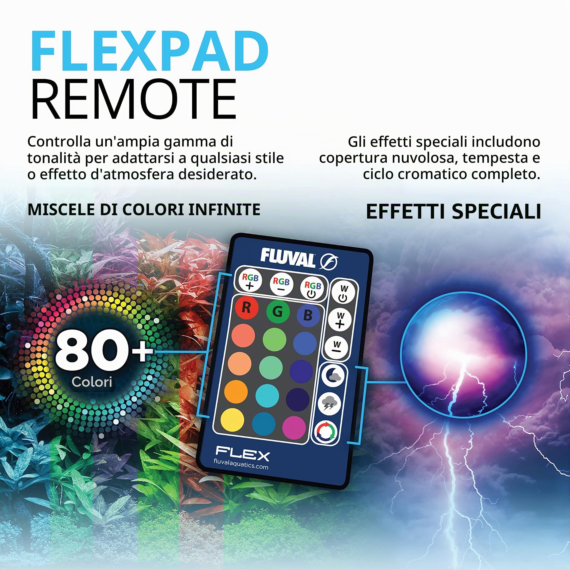 Fluval Fluval Flex Kit Acquario 57 Litri Bianco 100 g