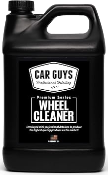 CAR GUYS Wheel Cleaner 1 Gallon Refill | Effective Rim and Tire Cleaner | Safe & Versatile Brake Dust Remover | 1 Gallon Sprayer Not Included