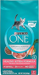 Purina ONE Natural Dry Kitten Food, Healthy Kitten - 7 lb. Bag
