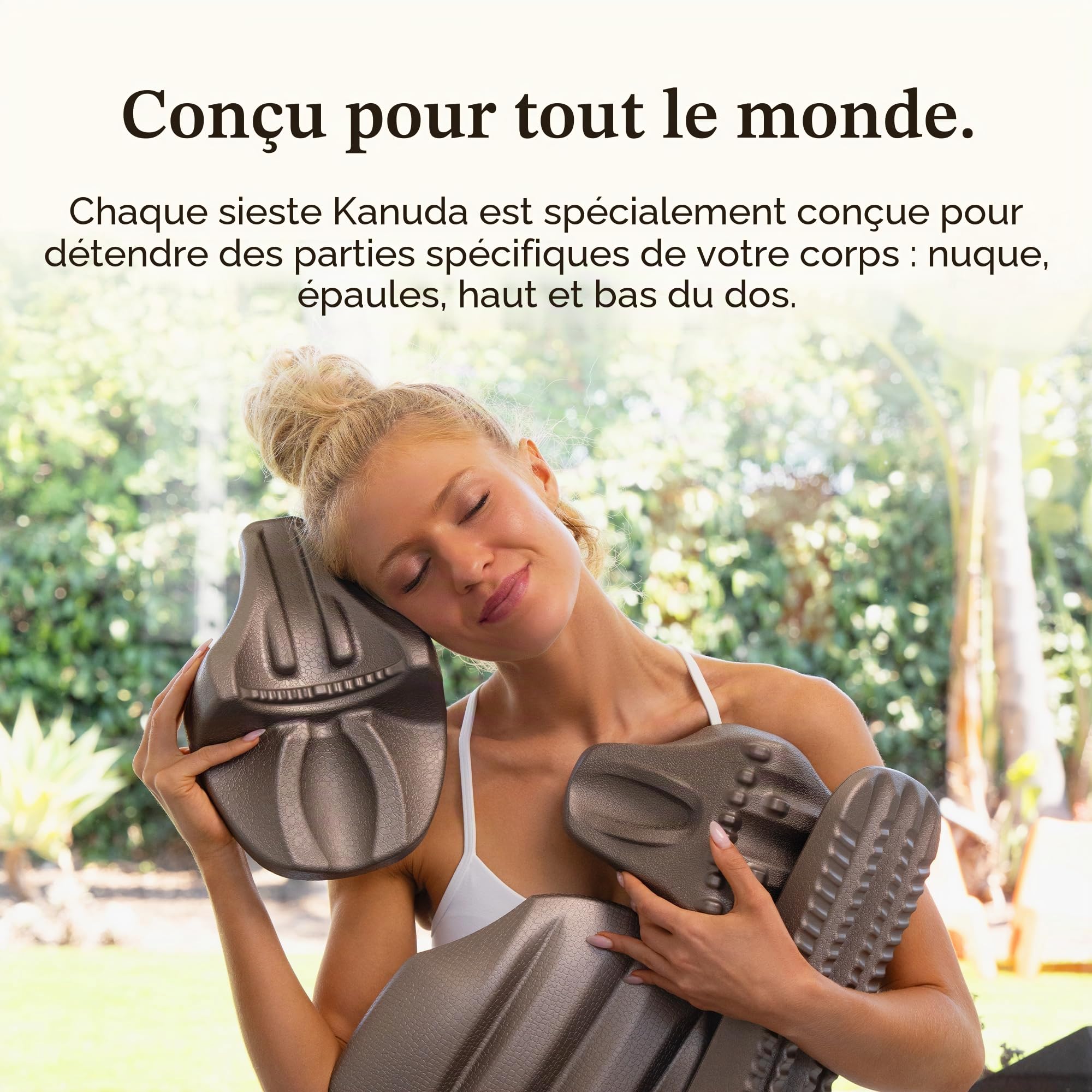 Kanuda Head Nap - Appareil de Traction cervicale pour soulager Les douleurs cervicales et soulager Les tensions - Conçu par Un kinésithérapeute