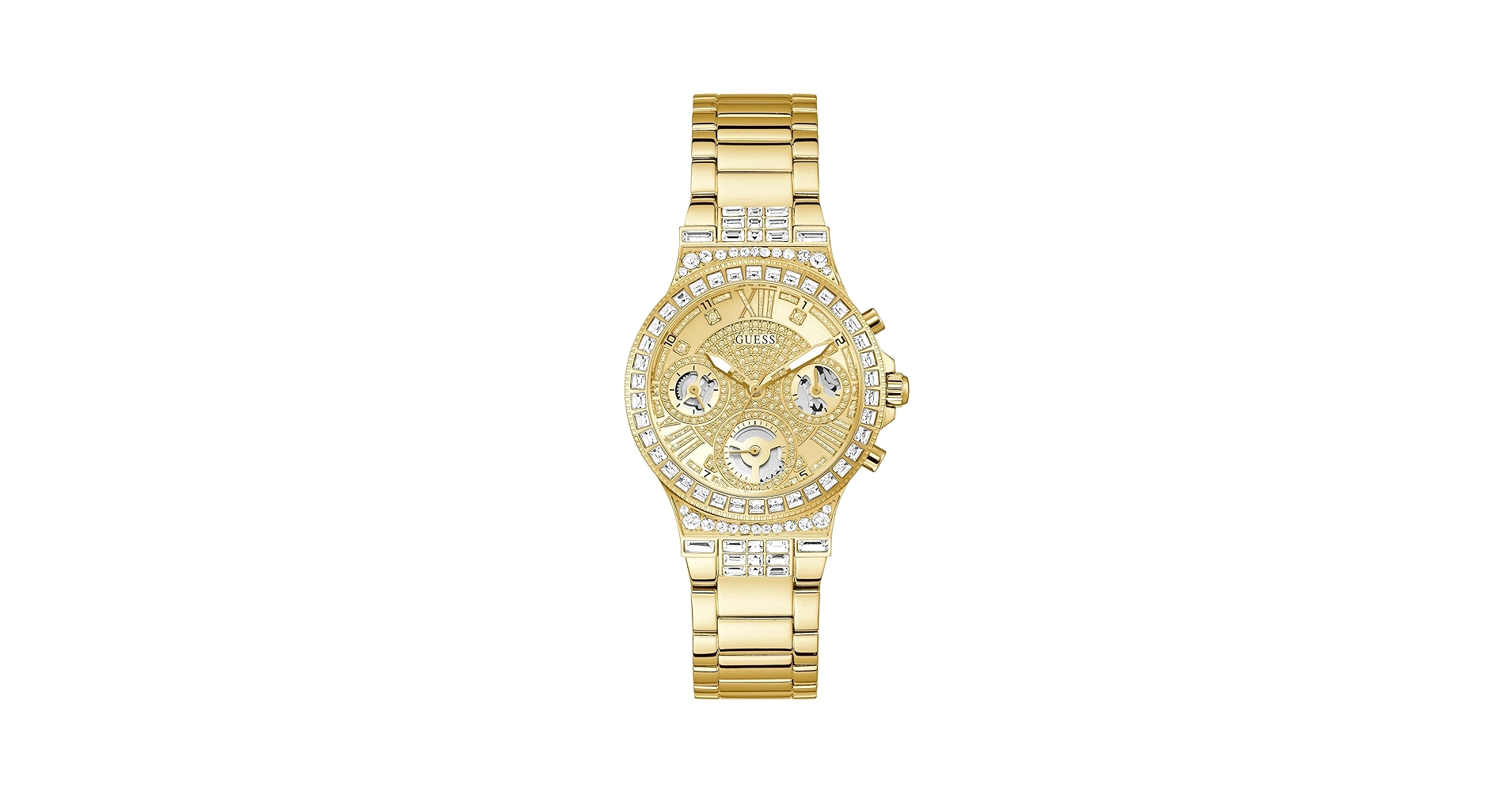 GUESS ゴールド ストーン装飾 アナログ時計 楽天市場】GUESS ゲス レディース 腕時計 アナログウォッチ