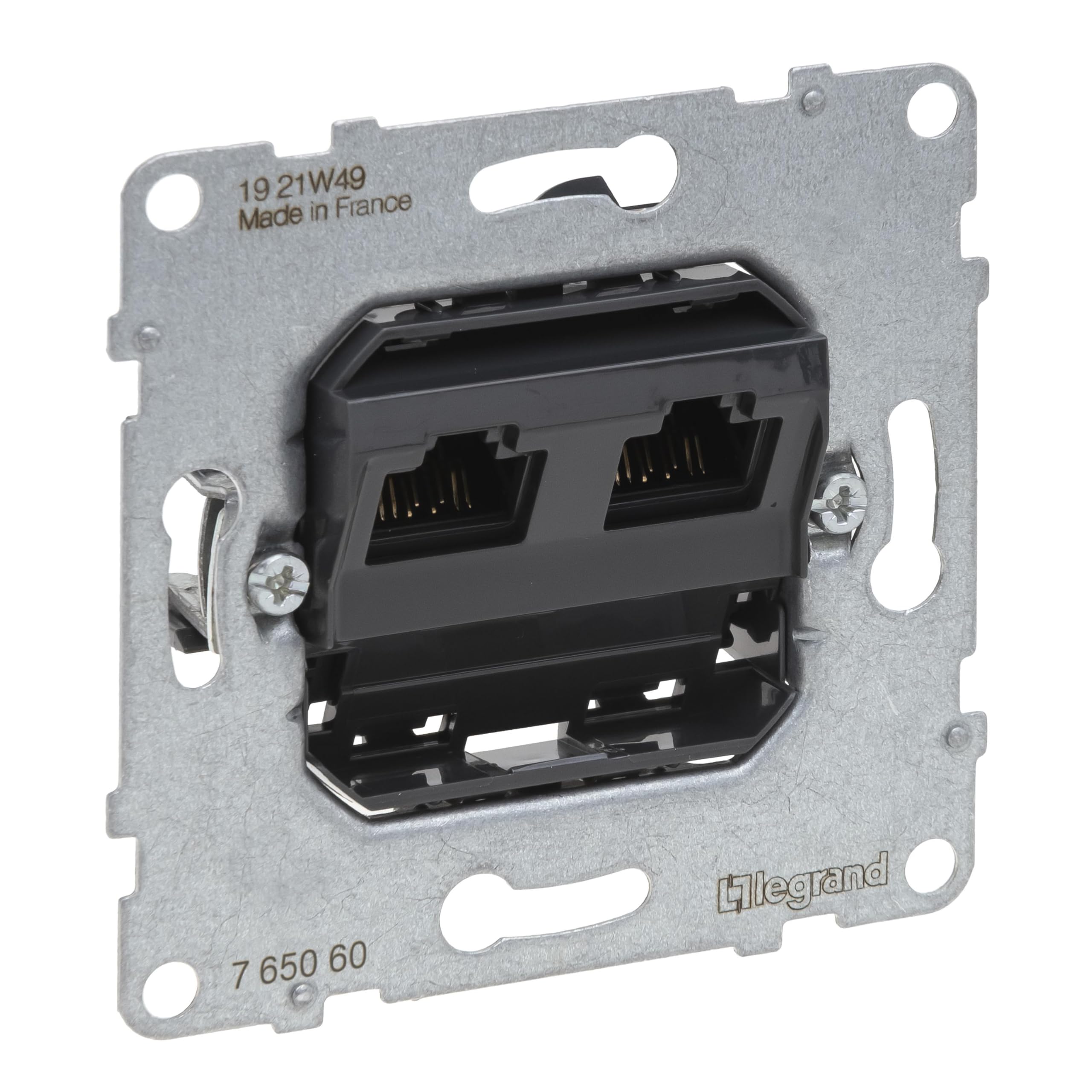 LEGRAND, SEANO 765060 Data Socket 2 x RJ45 Insert Category 6 UTP Unshielded