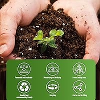 Vista 4 de 2QT Perlite for Plants Organic Perlite Horticultural Soil Amendment for Indoor & Outdoor Container Plants and Enhanced Drainage Enhanced Growth