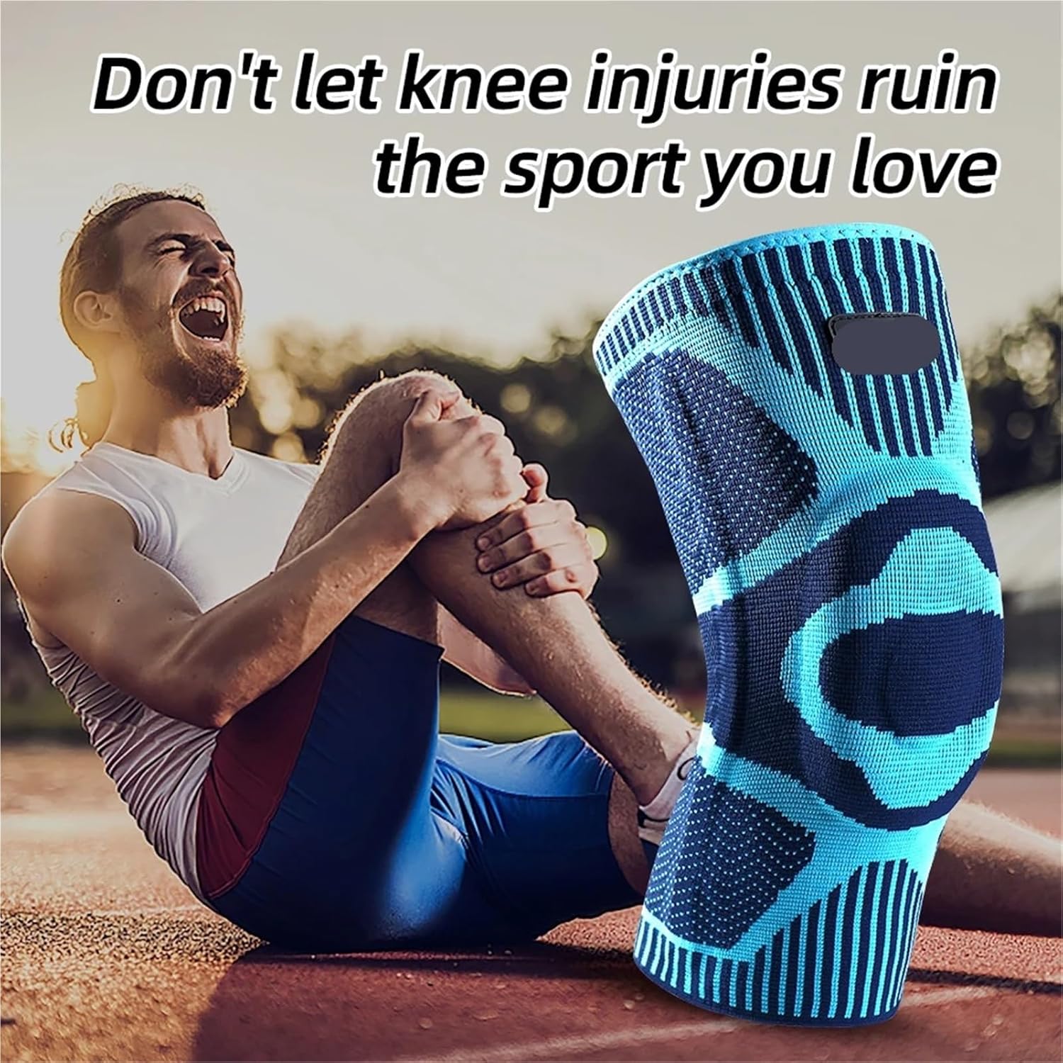 1 Pair of Sports Knee Pads, Meniscus Spring Support, for Running Fitness, Basketball, Tennis, Badminton, Volleyball for Volleyball Football Dance Yoga Tennis Running