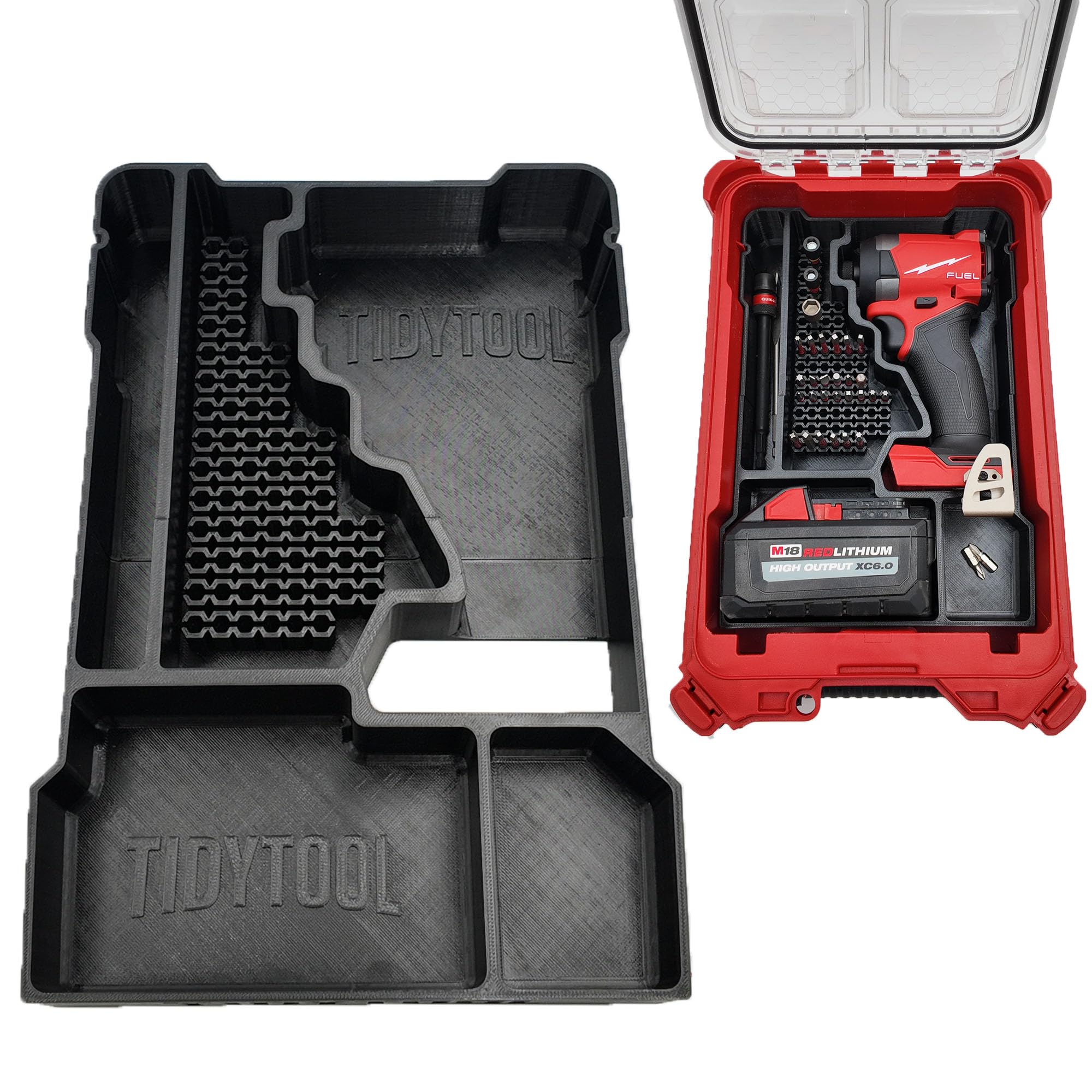 Amazon.com: TidyTool Insert for Milwaukee M18 FUEL 1/4