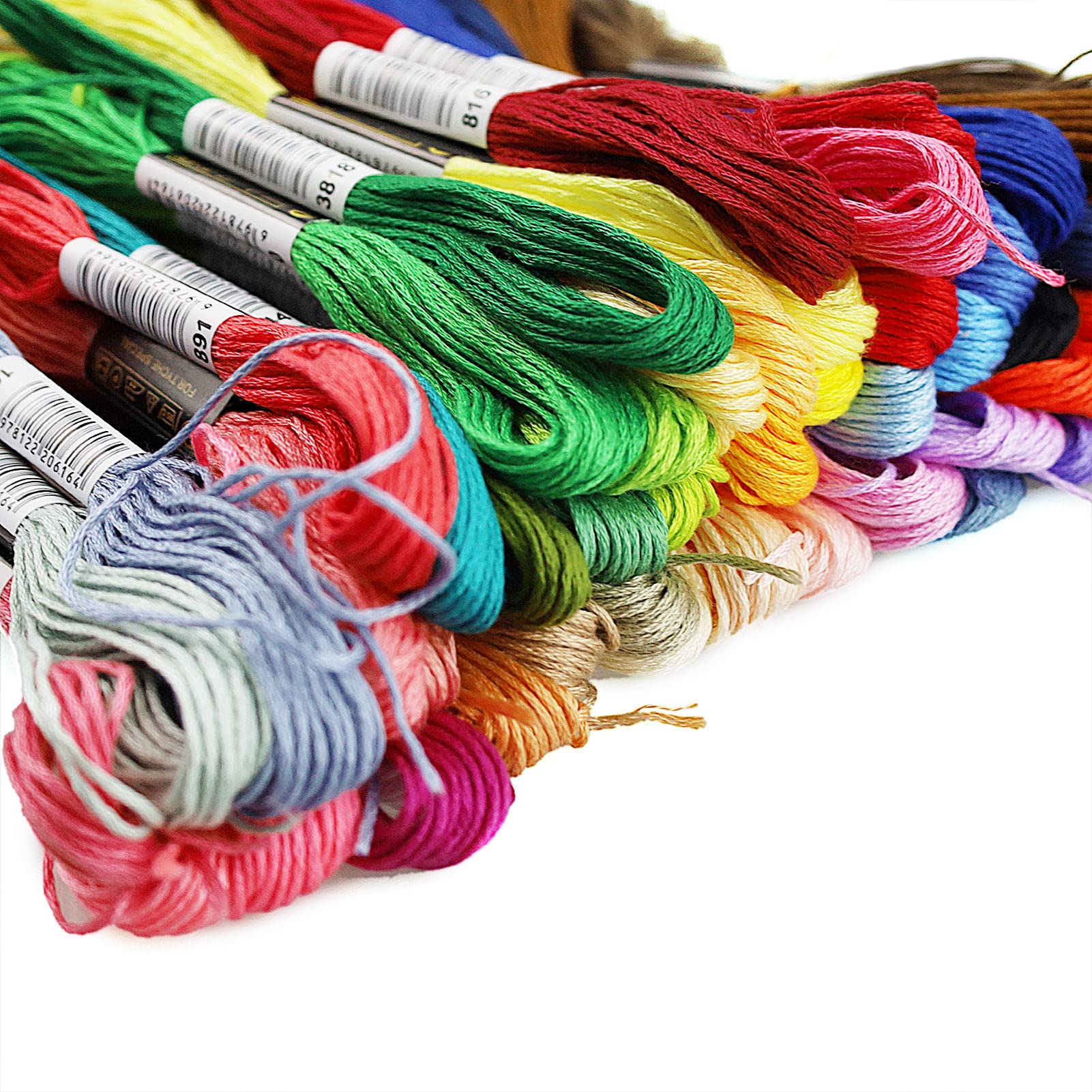 Kit De 100 Fils à Broder Brésiliens - 5m Par Couleur - Polyester