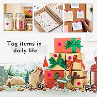 Vista 41 de PARLAIM 6 Rolls 6000PCS 3/4" Round Circle Color-Code Dot Stickers, 6 Color Style Colorful Coding Label Sticker for Home Office Classroom