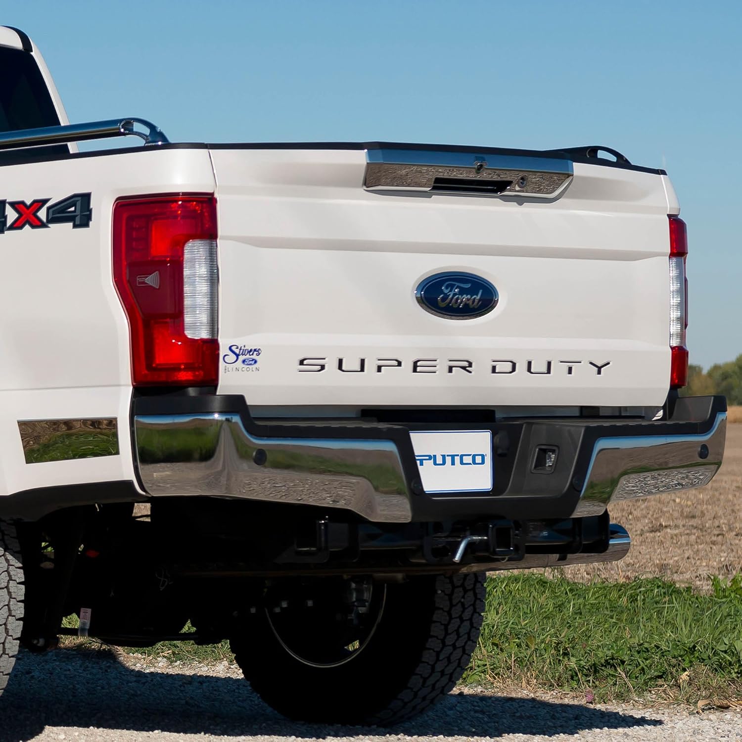 Putco Ford Super Duty Tailgate Lettering Kit - Black Platinum - Fits Ford F250,F350,F450 2020-2022