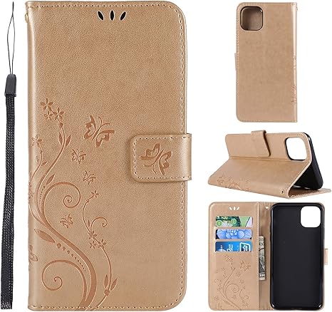 Amazon Co Jp Iphone 11 ケース手帳型 可愛い花柄 横開き Iphone 11 高級puケース ストラップ付き Iphone 11 6 1インチスマホケース カードポケット付きアイフォン 11 ケース 財布型 純色 Tpu オシャレ蝶柄 スタンドカバー 耐衝撃 アイホン 11 用マートフォンカバー