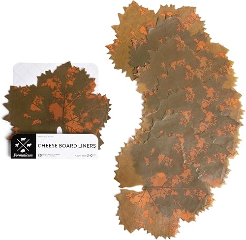 Formaticum - Papel de revestimiento de tabla de quesos - Papel de regalo de alimentos para tablas de embutidos y servir queso, mantiene el queso