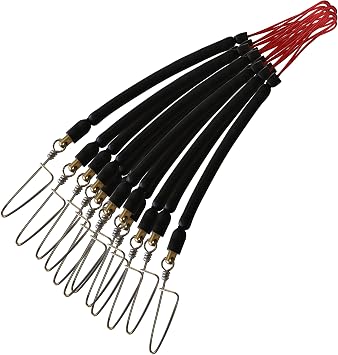 Standard Bungees/Shock Cord for Speargun, Black Pack Black, 12/Pack