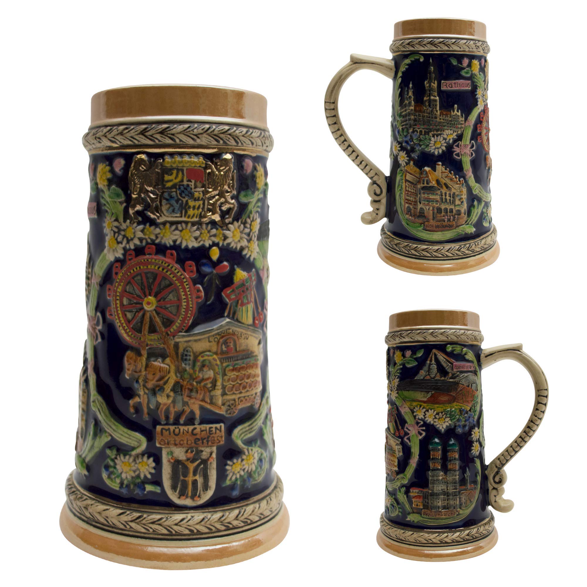 Amoy-Art Choppe De Biere Allemande Beer Mug Oktoberfest Chope