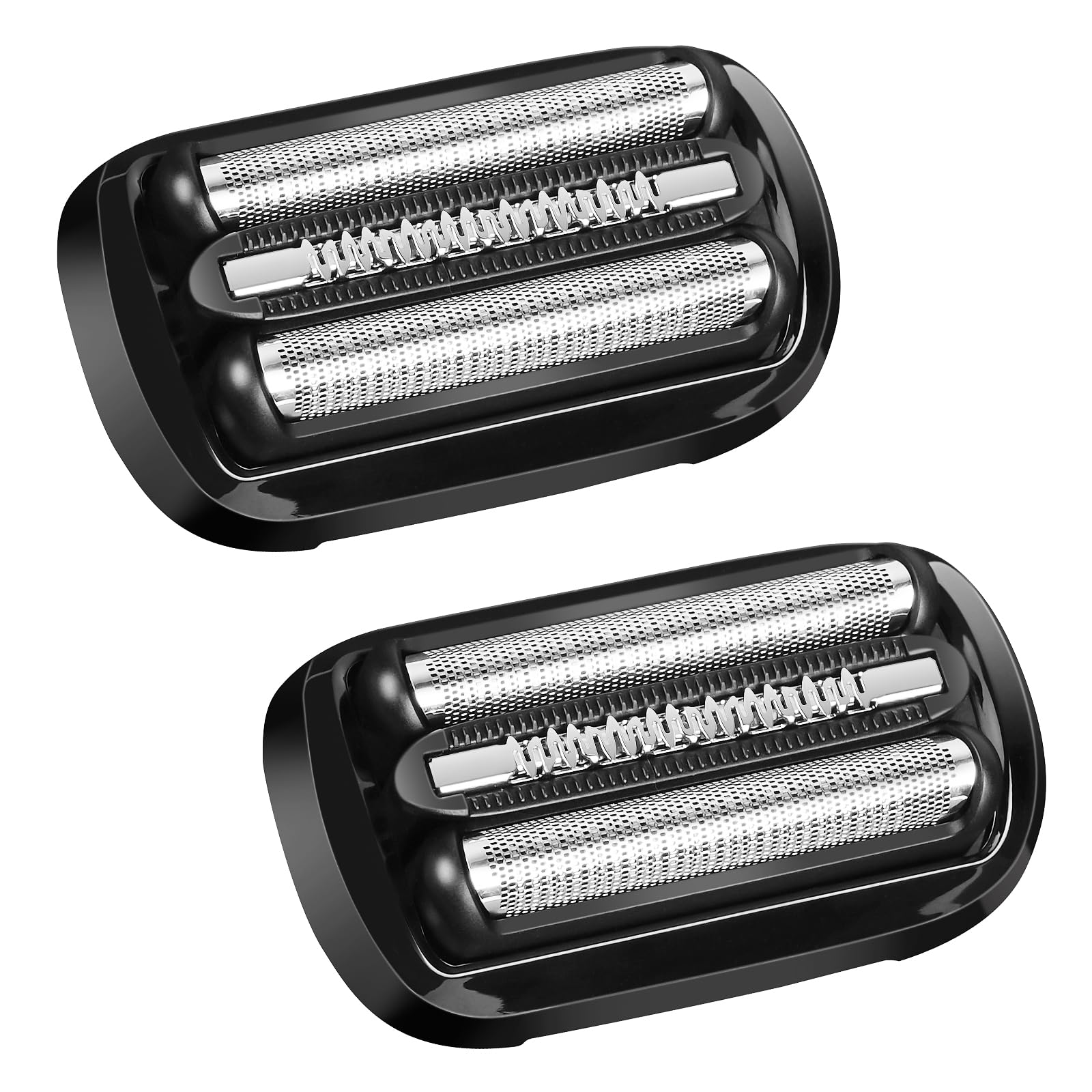 ACWOO 53B Testina Rasoio Serie 5, 2PCS 53B Testina di Ricambio Compatibili con Braun S5/6 53B Sostituzione Parti per 5018S 5049S 5762 5764 6075CC 6020S 6040CS 7020S 7025S, Uso a Secco o Sotto Acqua