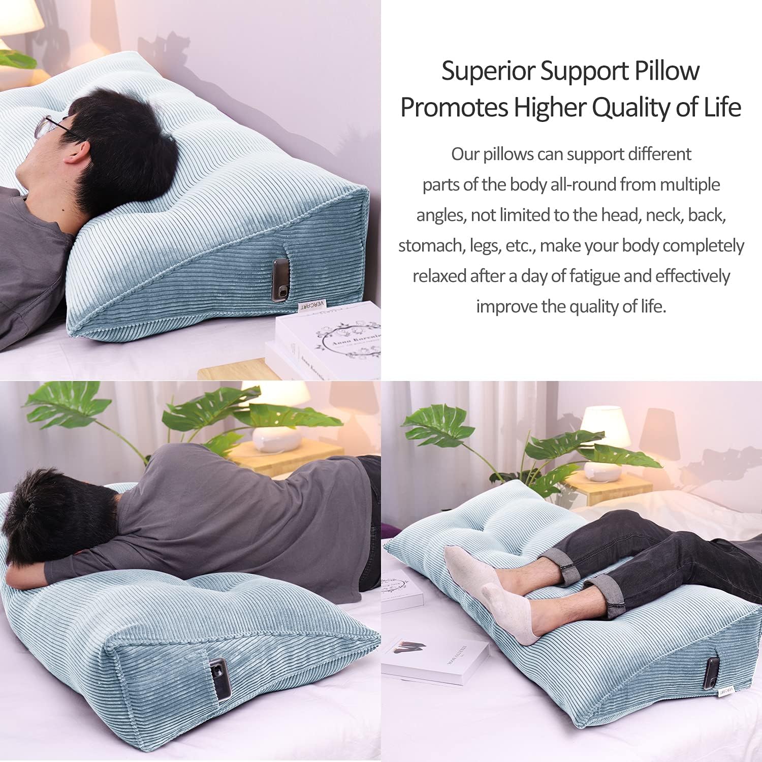 backrest pillow removable cover