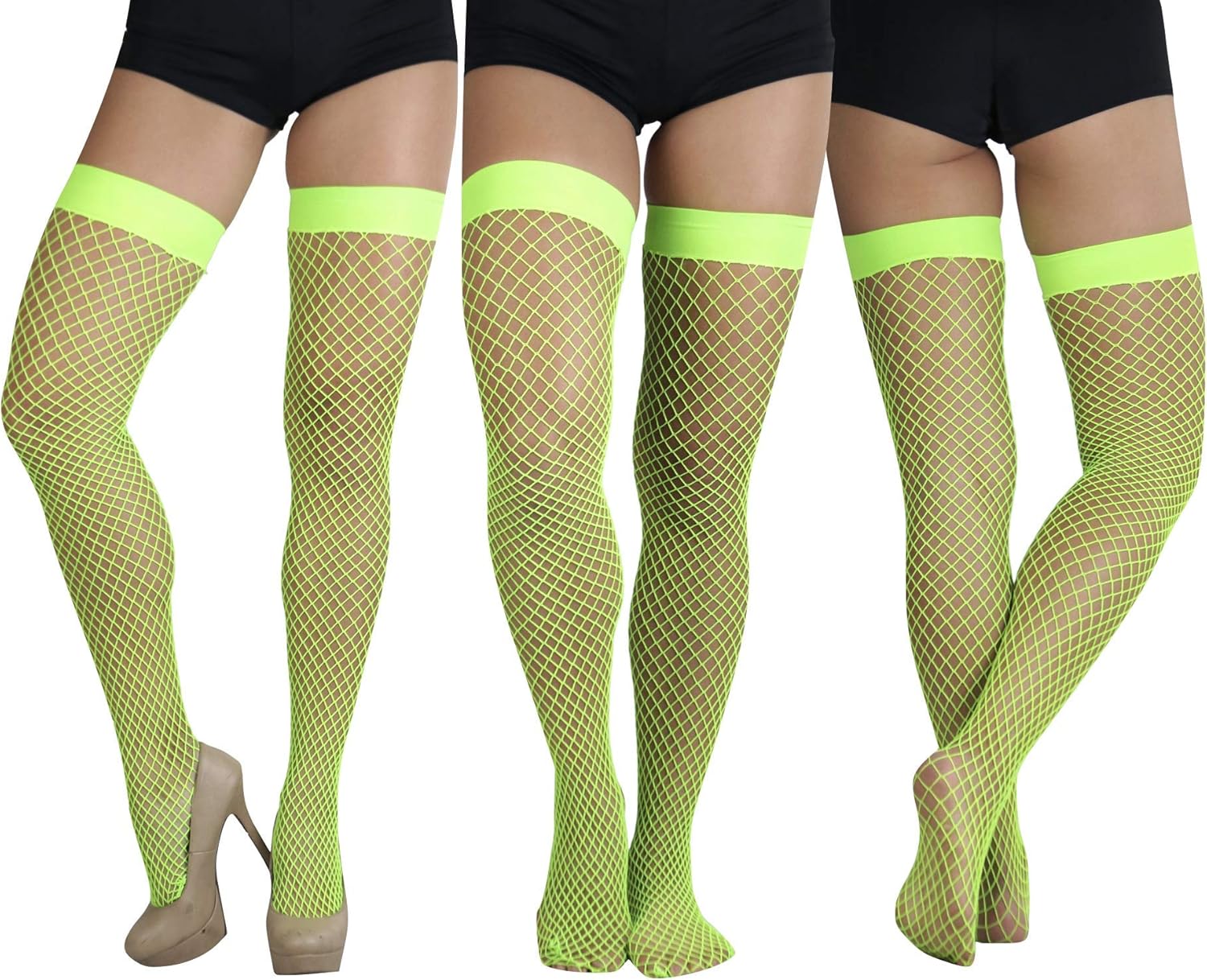 Plus size green fishnets Clearance