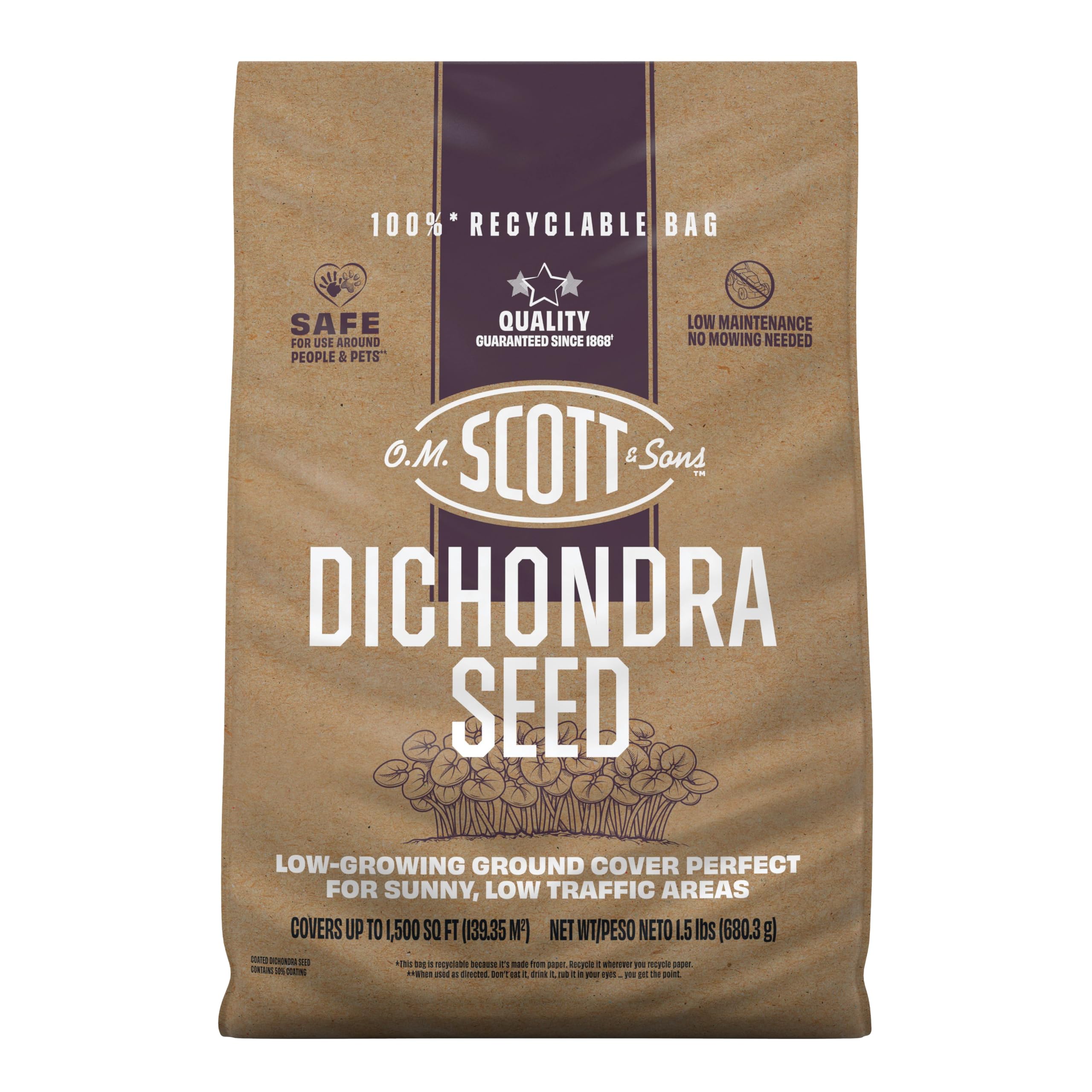 O.M. Scott &amp; Sons Dichondra Seed, 1.5 lbs.