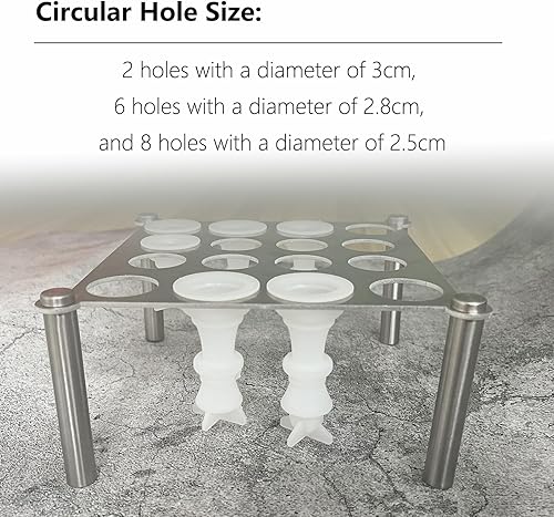 Miniatura 5 de Soporte de piezas de ajedrez para moldes de silicona DIY, accesorios para moldes de silicona DIY, no incluye moldes (solo soporte), viene con 1