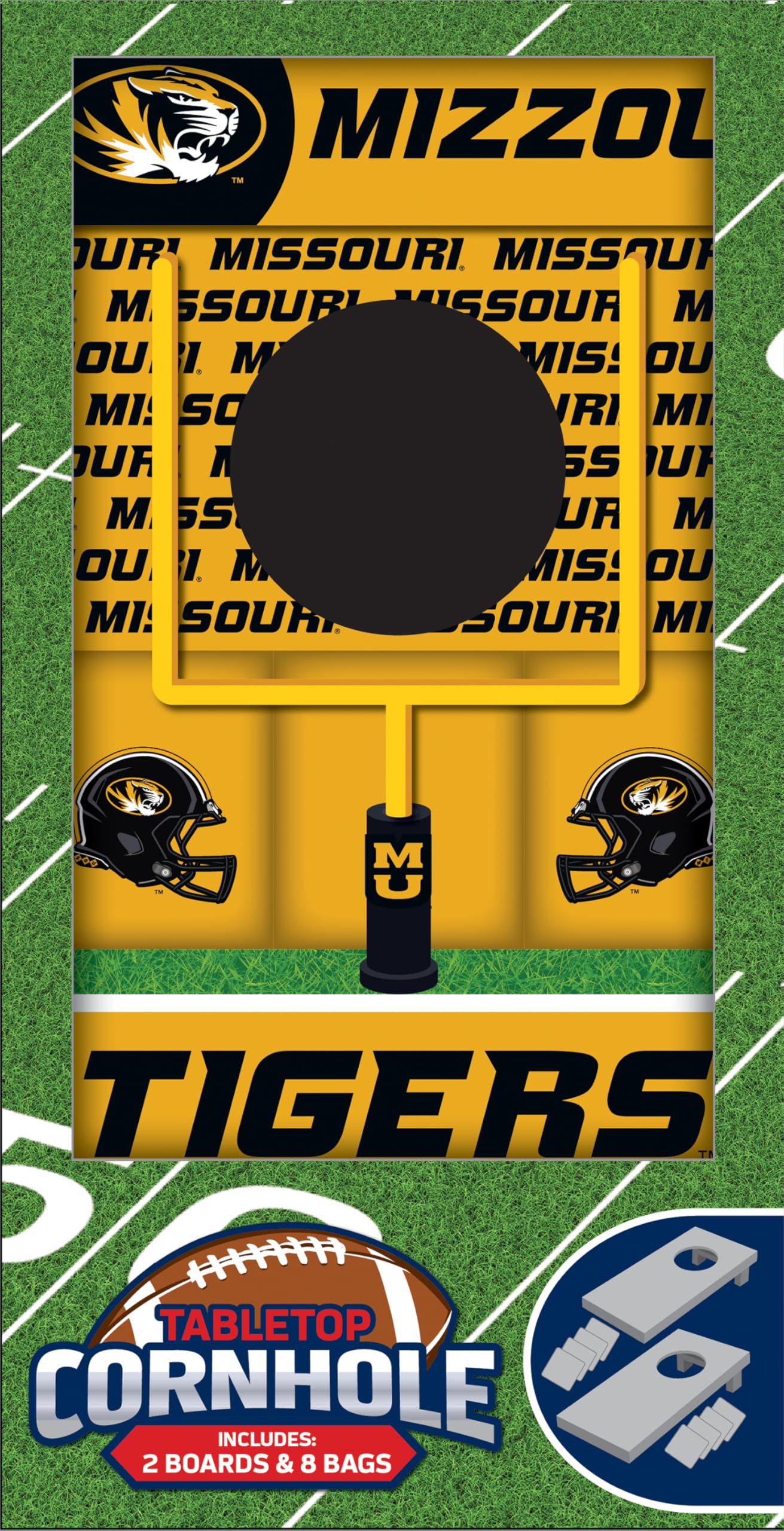 MasterPieces Officially Licensed NCAA Missouri Tigers Tabletop Cornhole for Adults